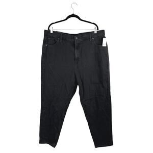 NEW Gap Women's Black High Rise Skinny Leg Stretch Mom Jeans Denim Pants Size 35